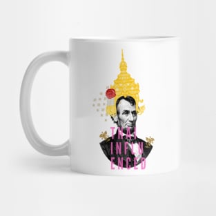 Thai-influenced Lincoln wearing Jada Mug